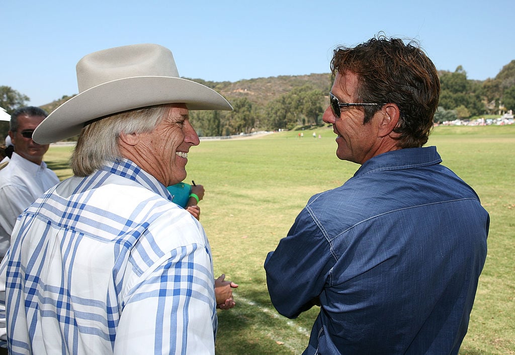 Diamond Farnsworth and Dennis Quaid | Ryan Miller/Getty Images