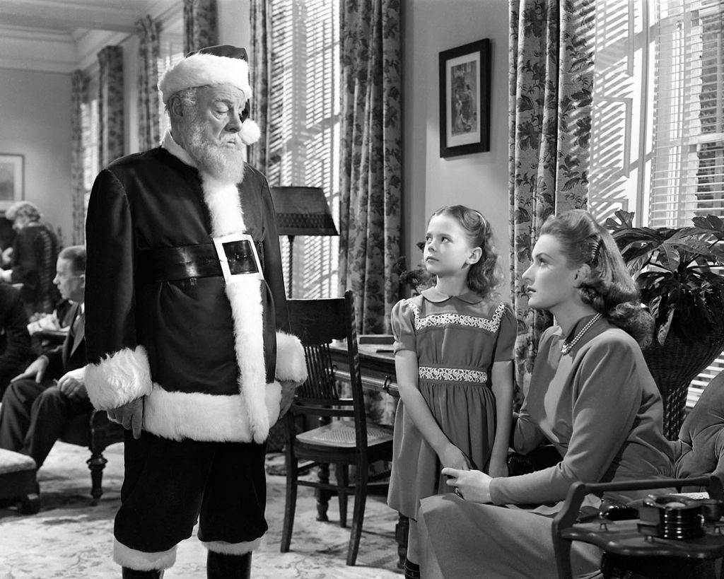 Edmund Gwenn, Natalie Wood, and Susan Walker in 'Miracle on 34th Street' in 1947