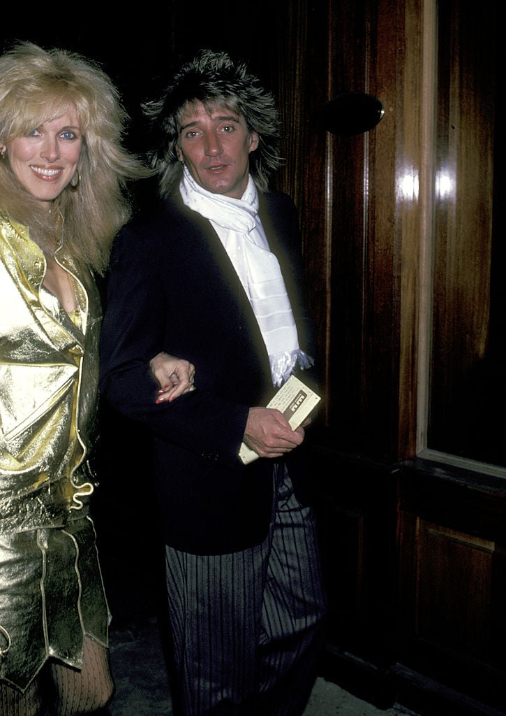 Rod Stewart and Alana Hamilton