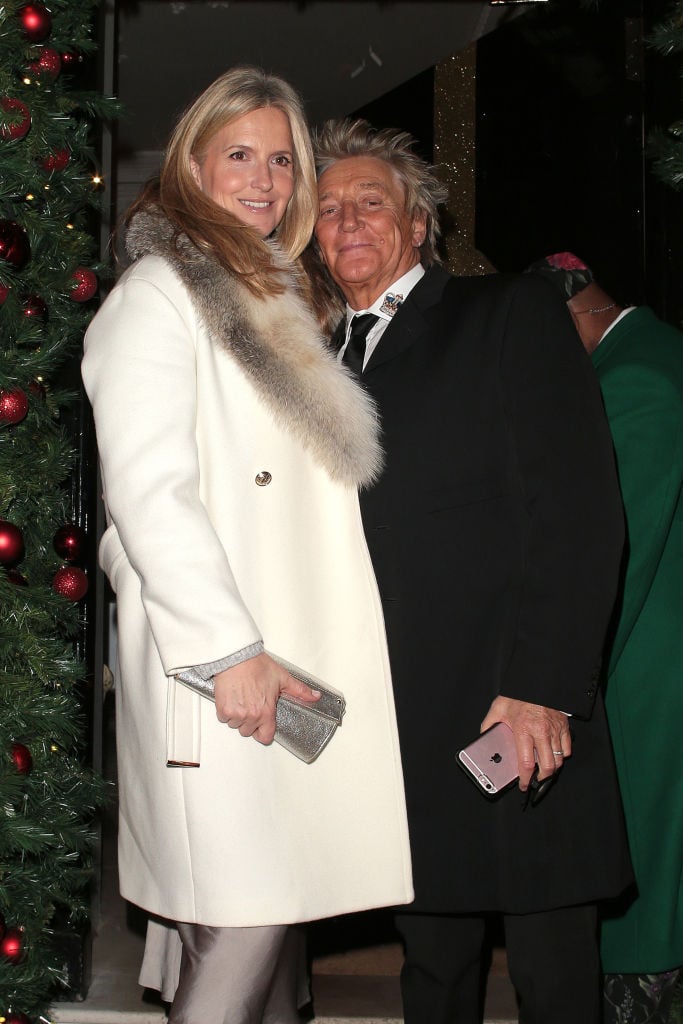 Rod Stewart and Penny Lancaster