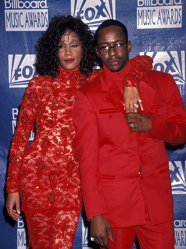 Whitney Houston and Bobby Brown