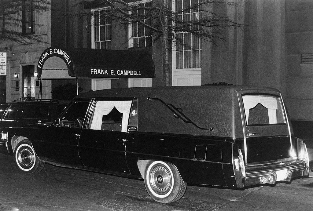 Hearse With Body Of John Lennon