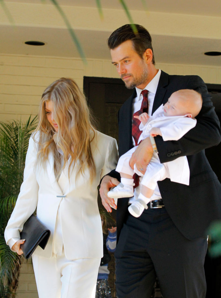 Fergie and Josh Duhamel with Axl