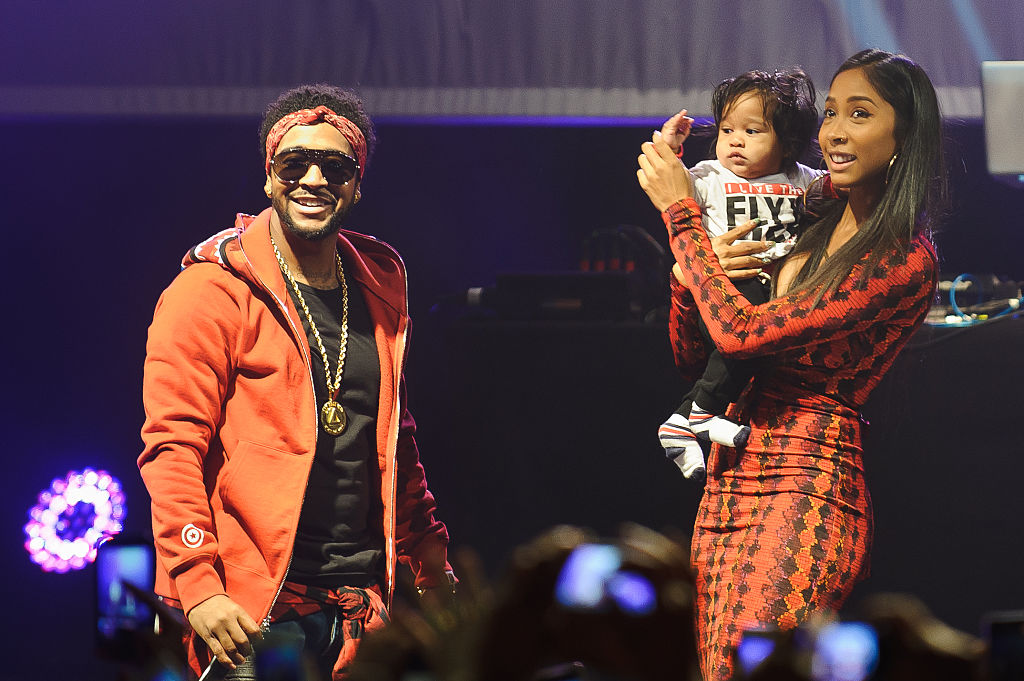 Omarion and Apryl Jones with their son Megaa