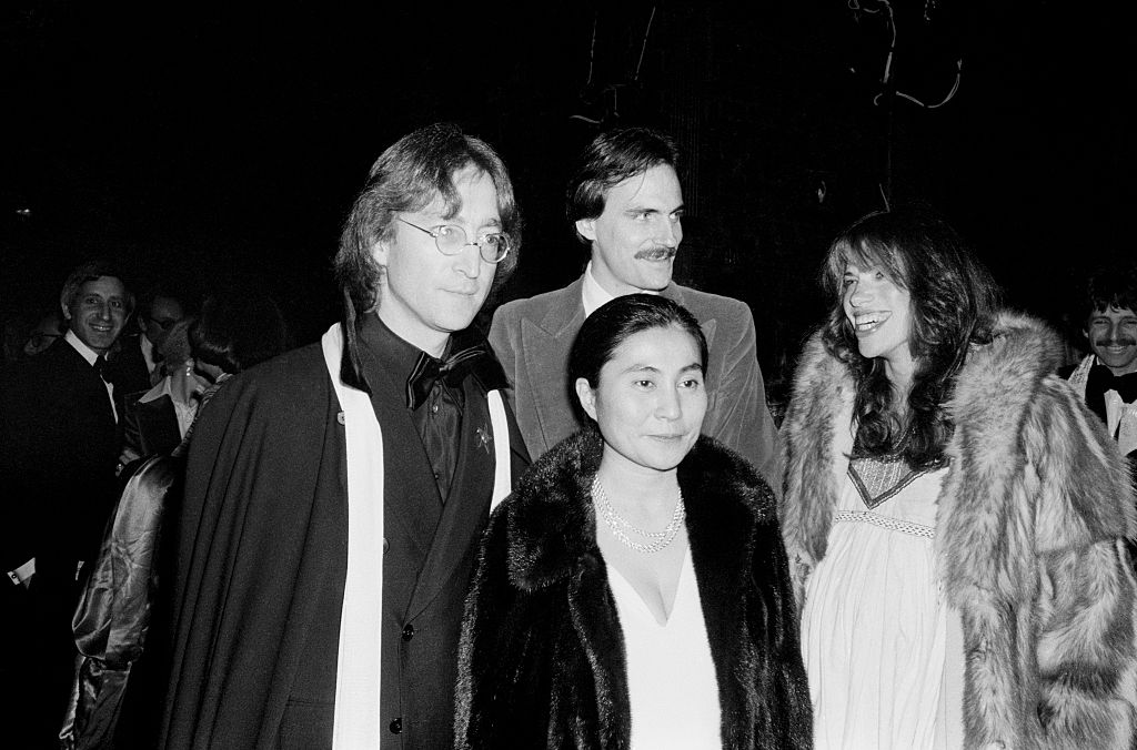 John Lennon, Yoko Ono, James Taylor, and Carly Simon