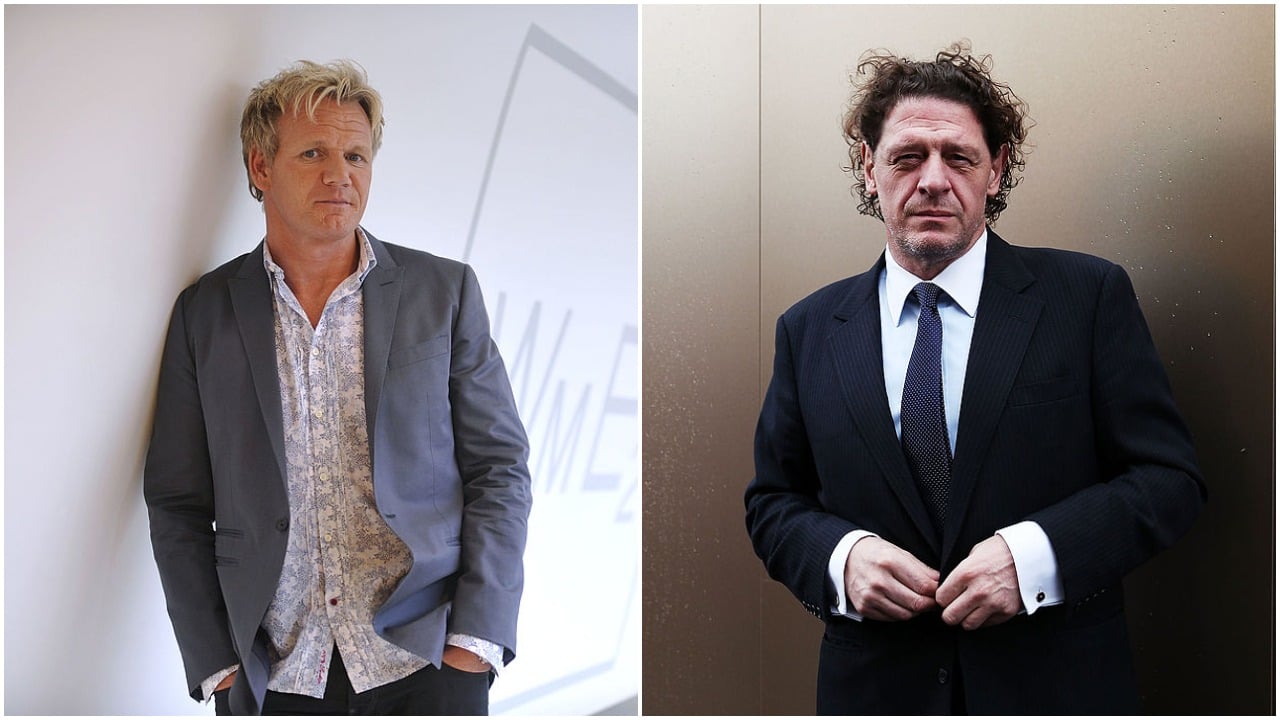 Gordon Ramsay and Marco Pierre White