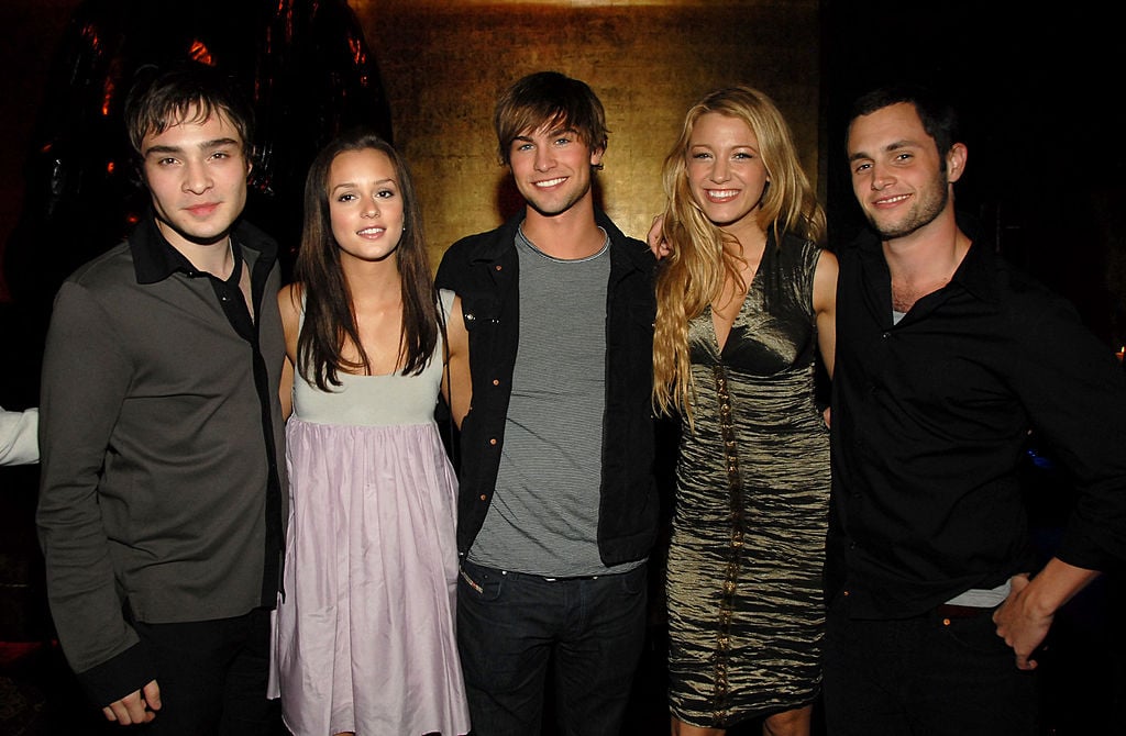 Ed Westwick, Leighton Meester, Chace Crawford, Blake Lively and Penn Badgley of 'Gossip Girl'