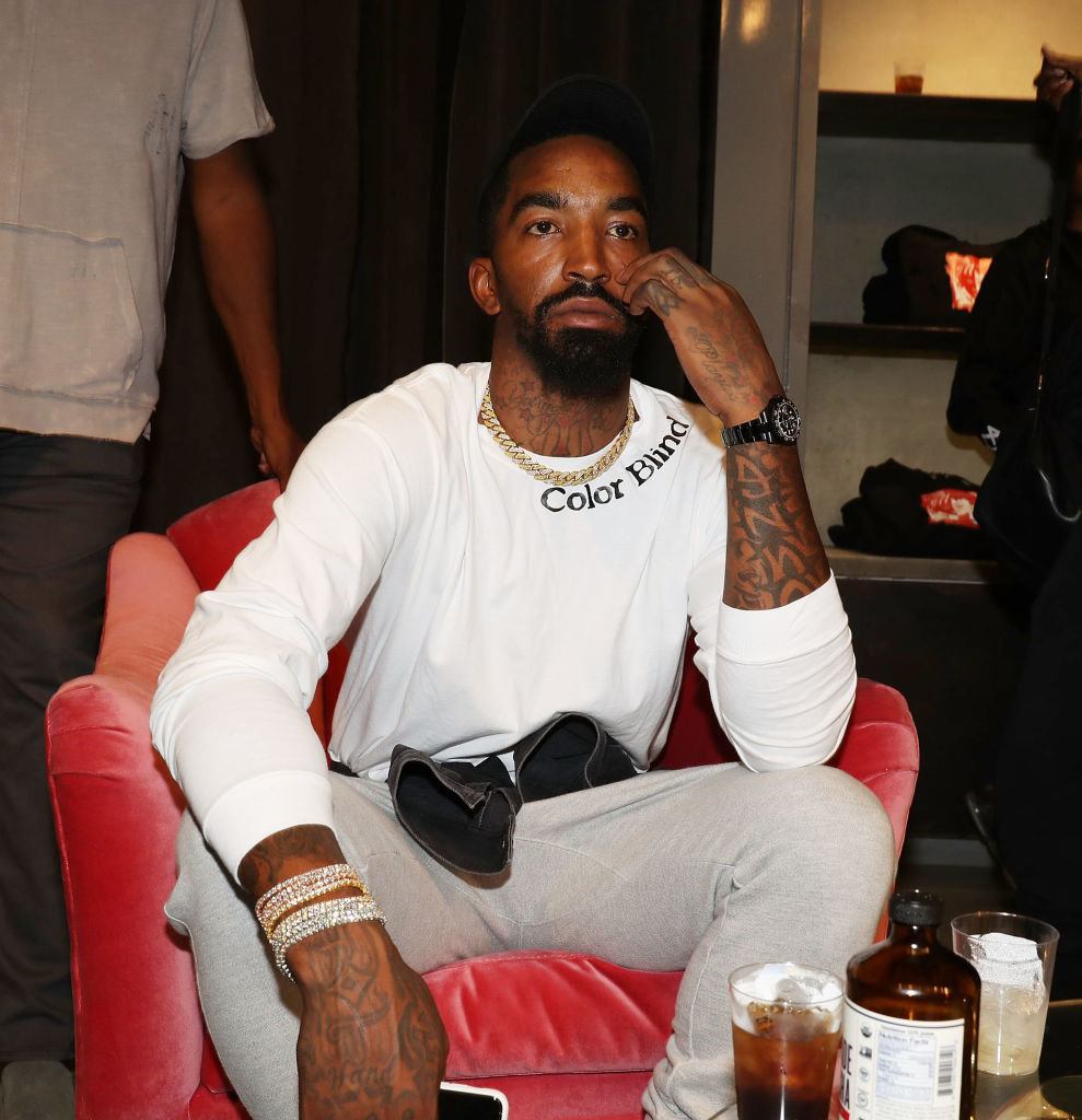 J.R. Smith at the Color Blind Pop Up Fashion Show