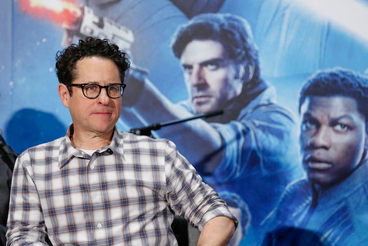 J.J. Abrams at a Star Wars press conference