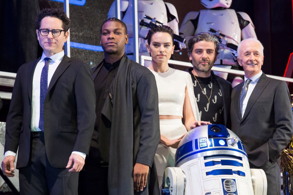 J.J. Abrams and the Star Wars: The Rise of Skywalker cast