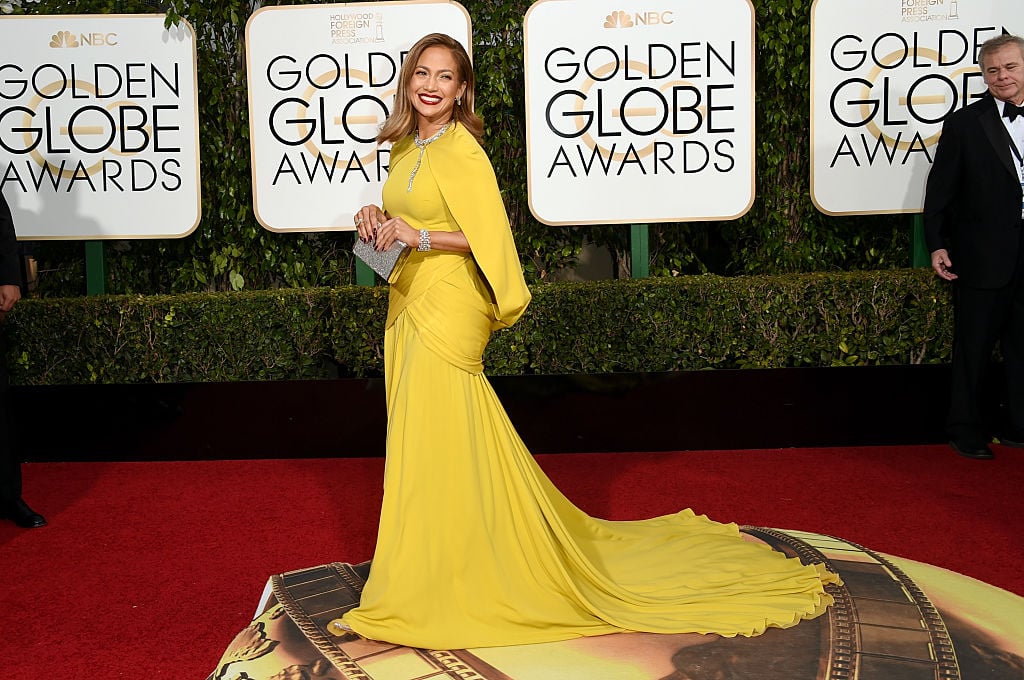Jennifer Lopez at the Golden Globe Awards on Jan. 10, 2016