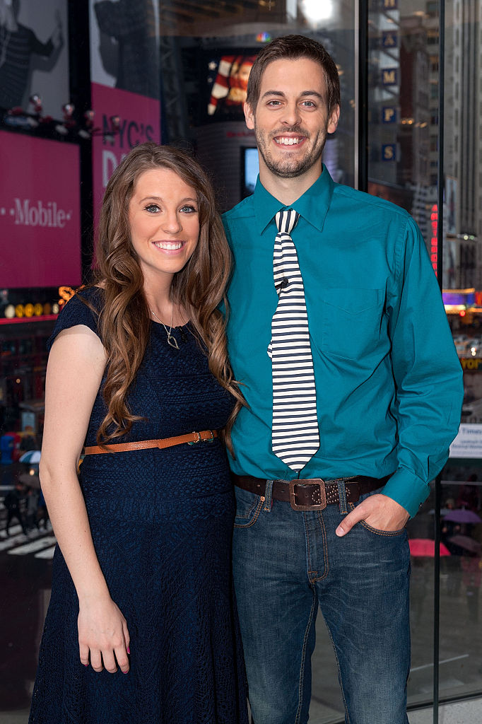 Jill Duggar and Derick Dillard visit "Extra" at their New York studio