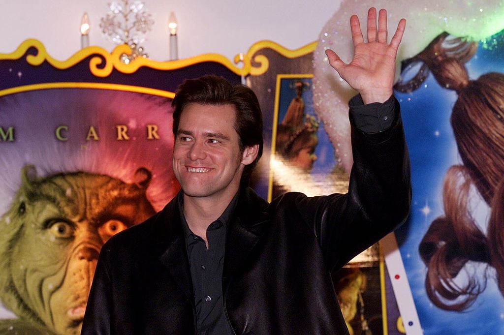 Jim Carrey on the red carpet