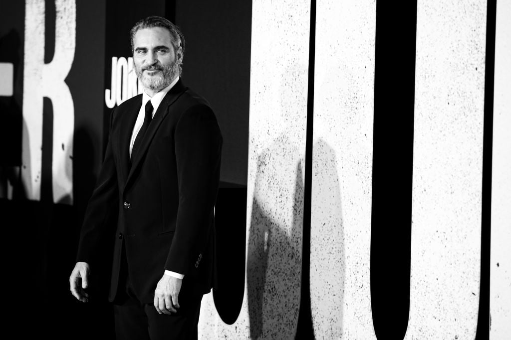 Joaquin Phoenix at the 'Joker' premiere