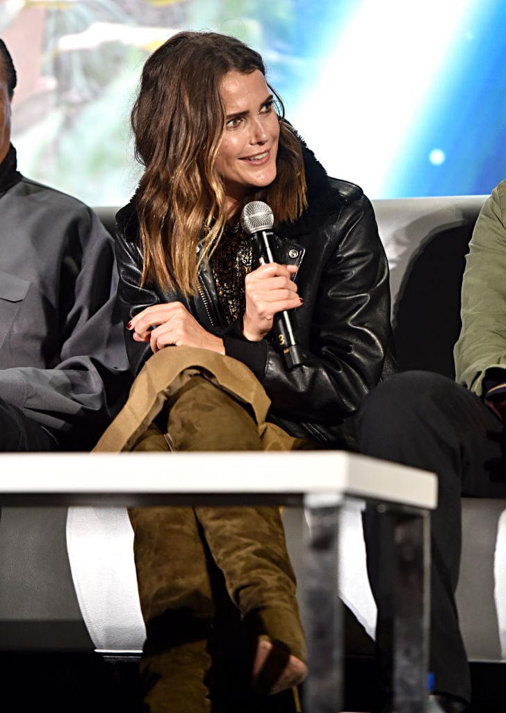 Keri Russell at the Star Wars: The Rise of Skywalker press conference