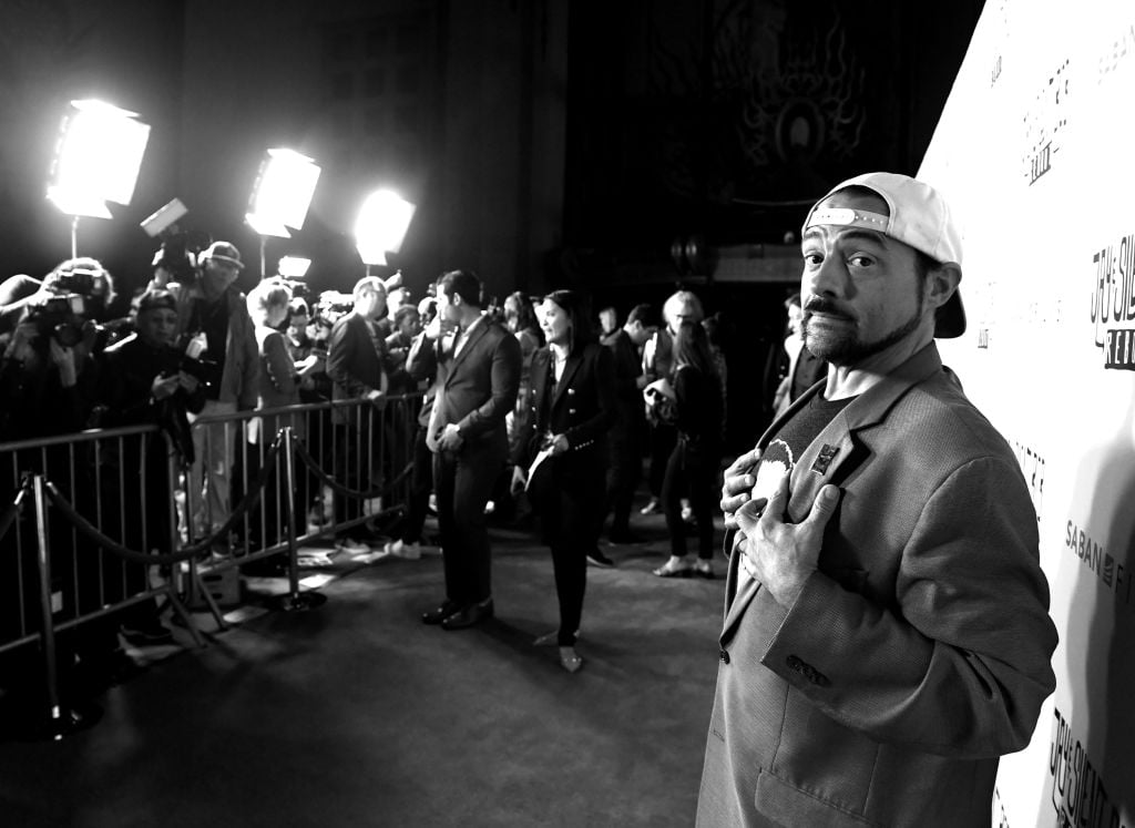Kevin Smith arrives at the premiere of Saban Films' "Jay & Silent Bob Reboot"