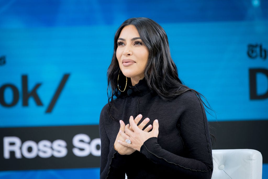 Successful businesswoman Kim Kardashian West at the 2019 New York Times Dealbook