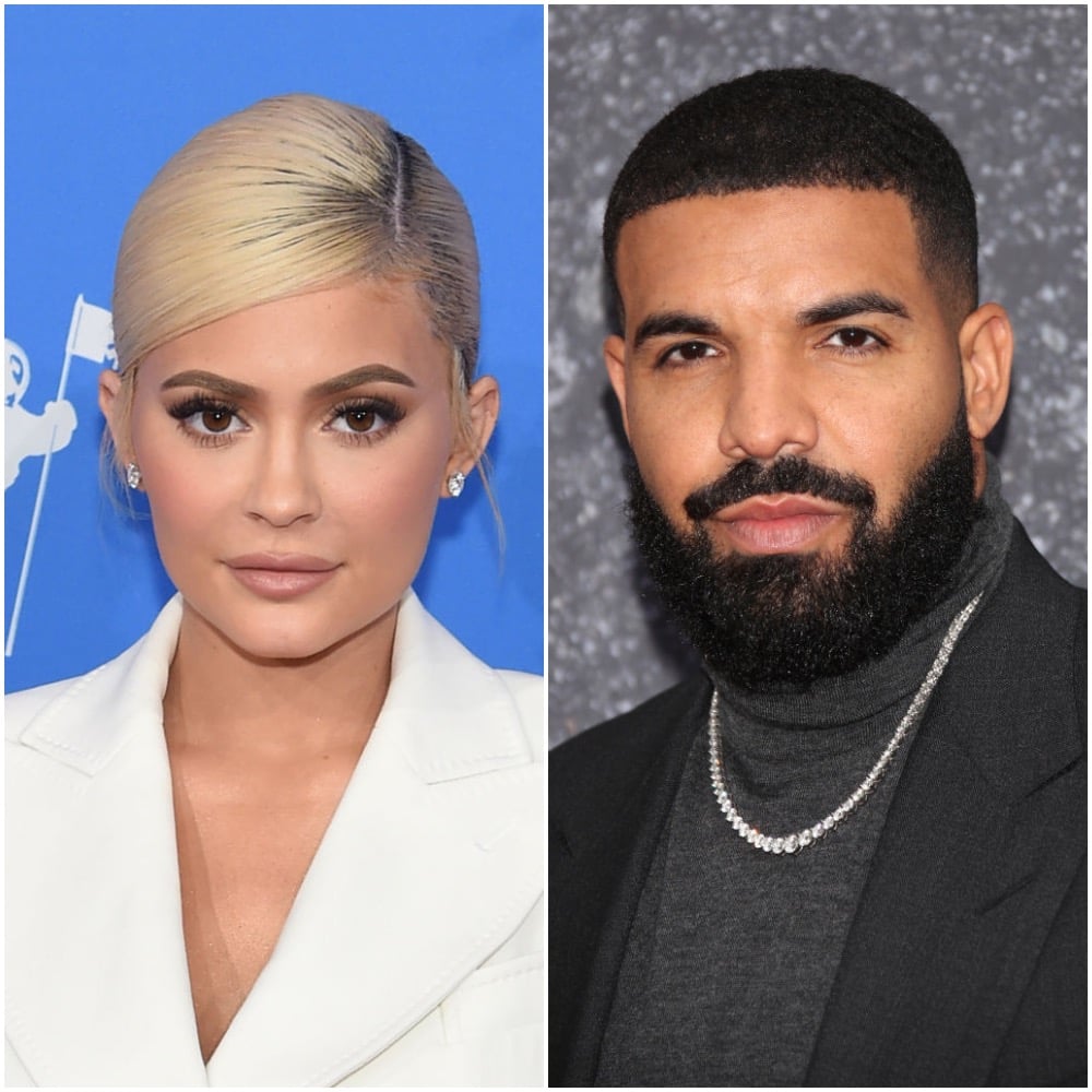 (L-R) Kylie Jenner and Drake