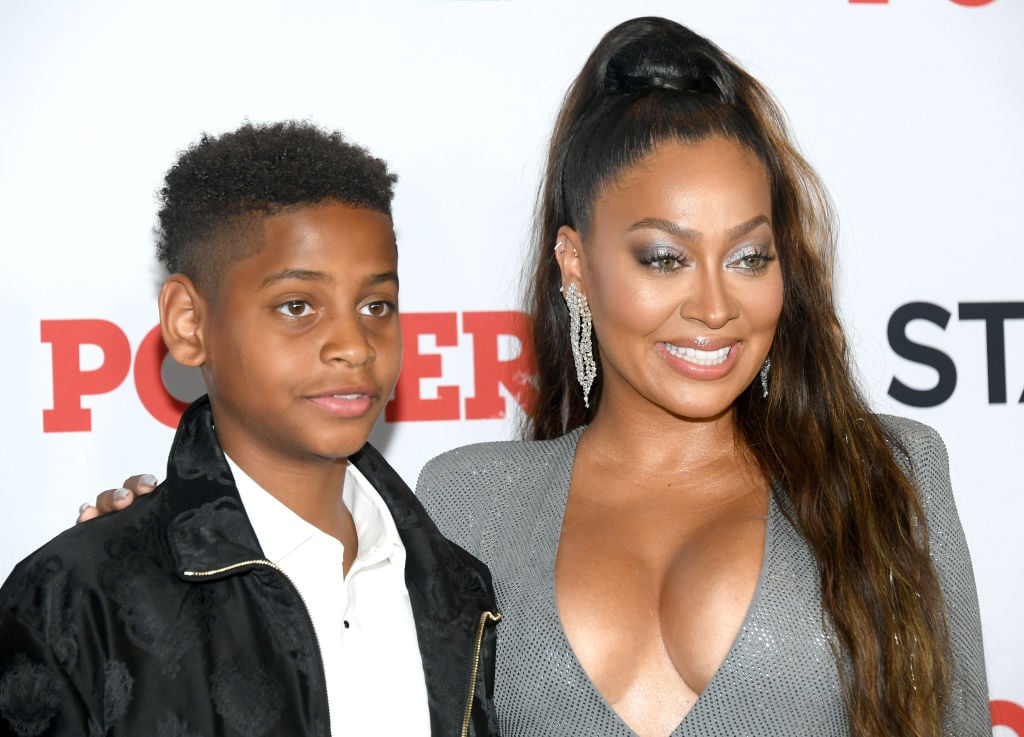 La La Anthony and Kiyan attend the premiere of the final season of 'Power'