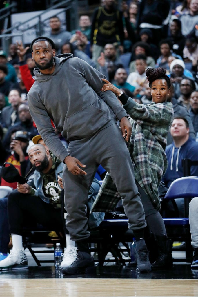 LeBron James and Savannah James