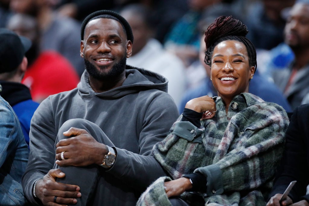 LeBron James and Savannah James