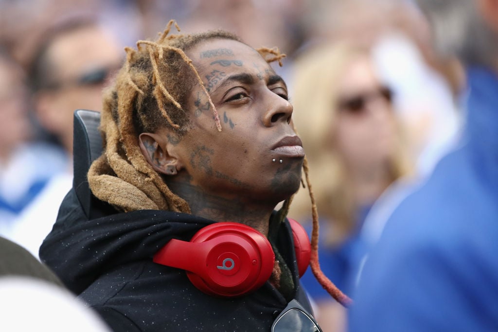 Lil Wayne at an event in 2018