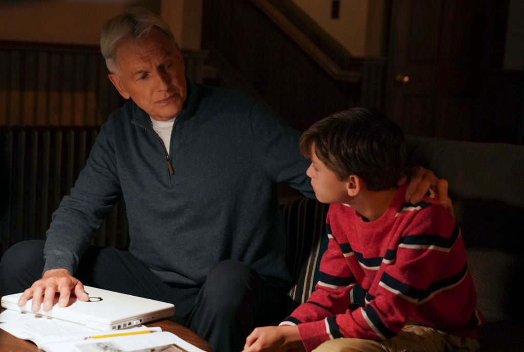 Mark Harmon and Jack Fisher on the set of NCIS |  Patrick McElhenney/CBS via Getty Images