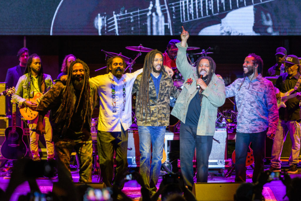 Ky-Mani Marley, Damian Marley, Julian Marley, Stephen Marley and Ziggy Marley
