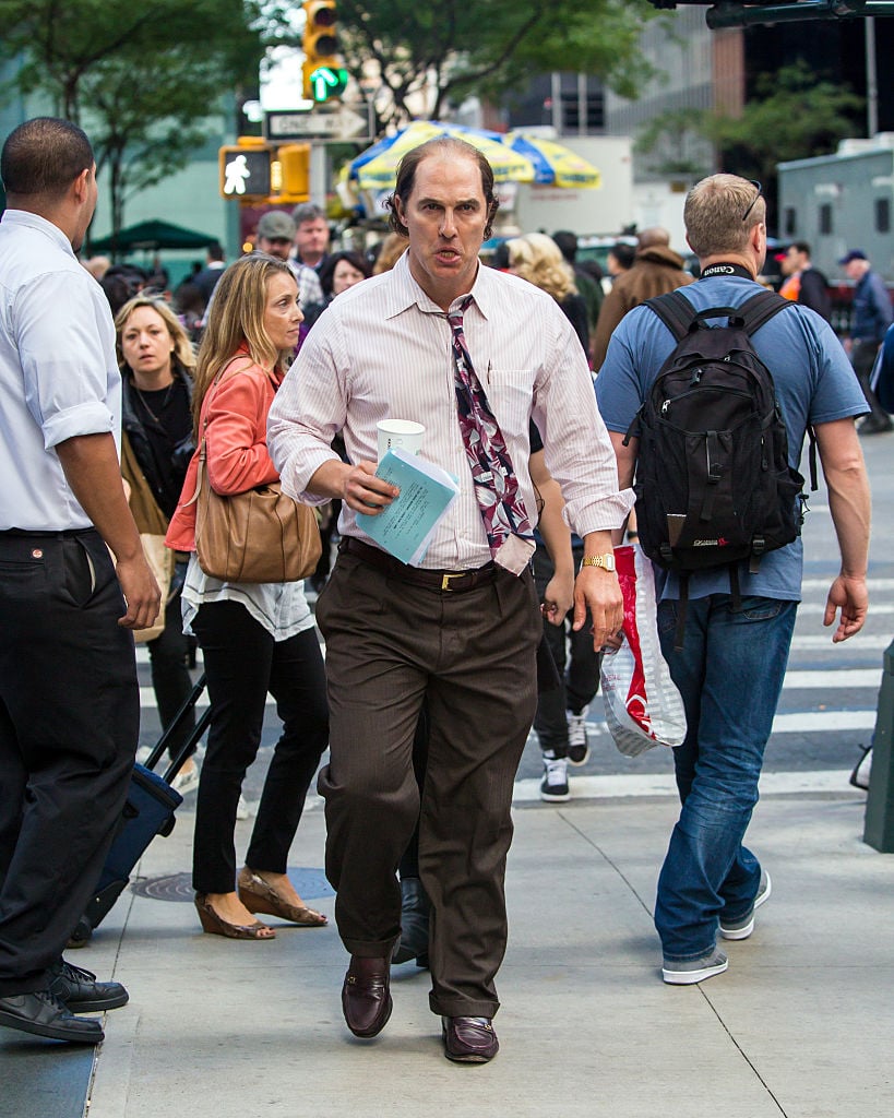 Matthew McConaughey on the set of 'Gold' on Oct. 5, 2015