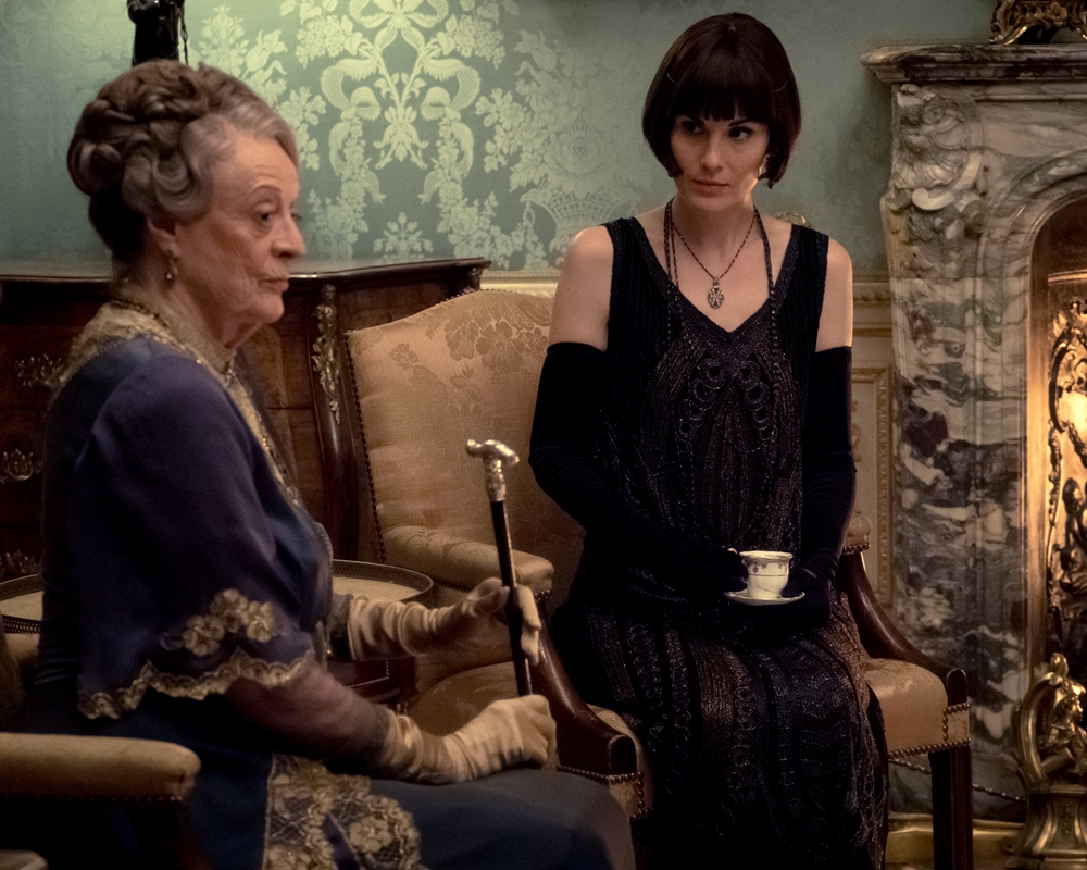 Michelle Dockery and Maggie Smith in Downton Abbey