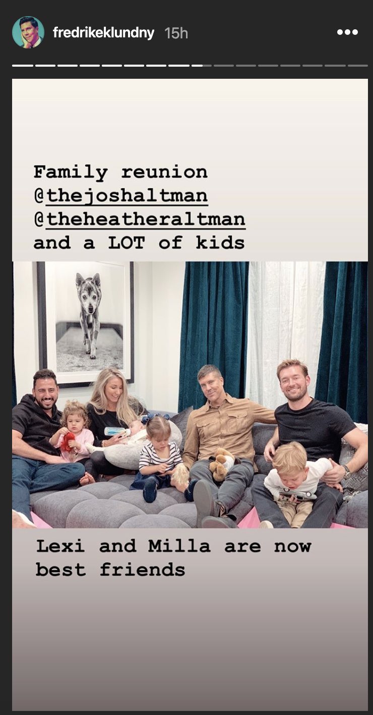 Fredrik Eklund Instagram story