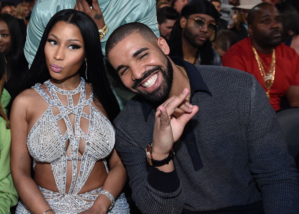 Nicki Minaj and Drake at an award show in 2017