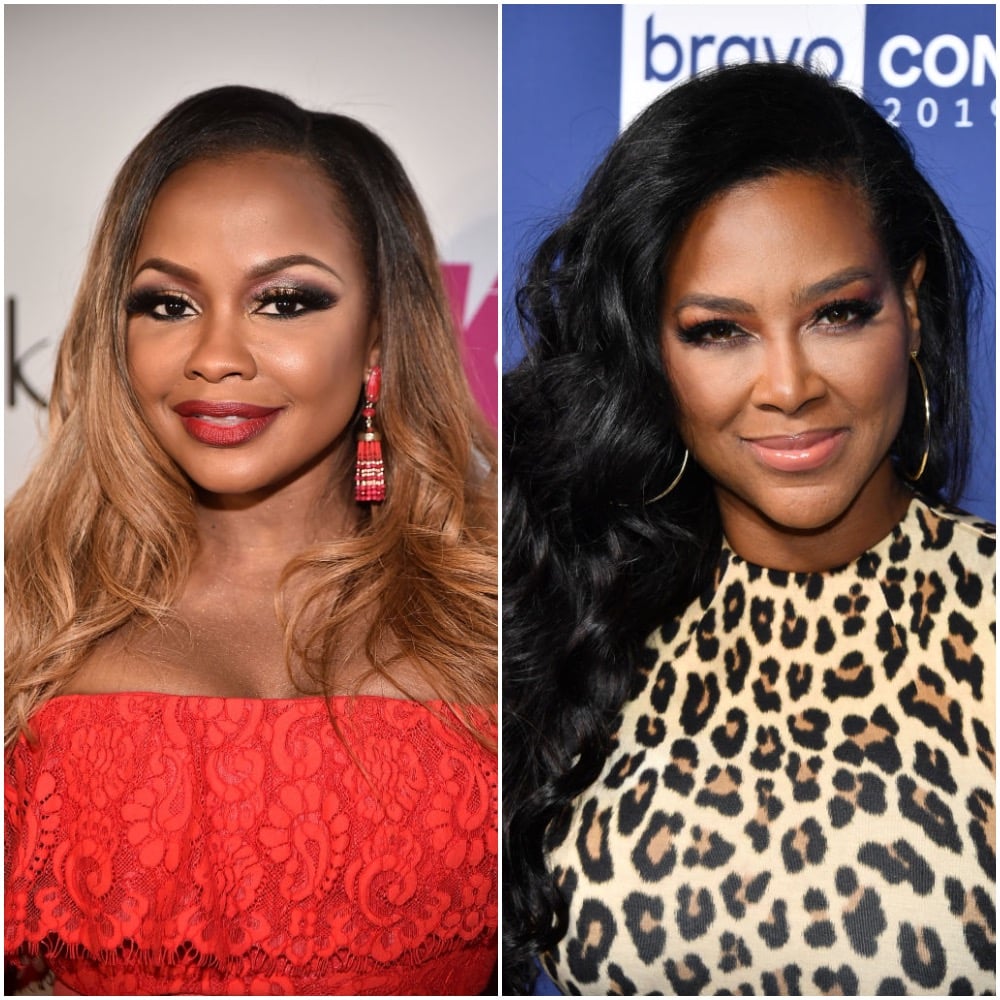 (L-R) Phaedra Parks and Kenya Moore