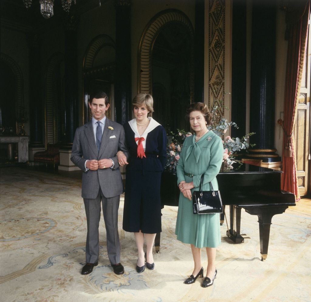 Prince Charles, Princess Diana, and Queen Elizabeth II