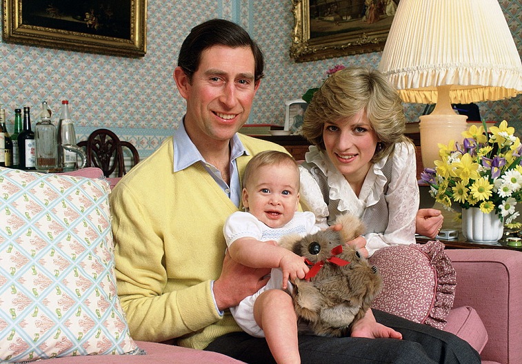 Prince Charles, Princess Diana, and Prince William