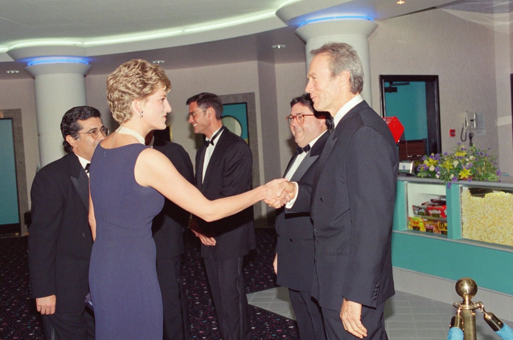 Princess Diana and Clint Eastwood