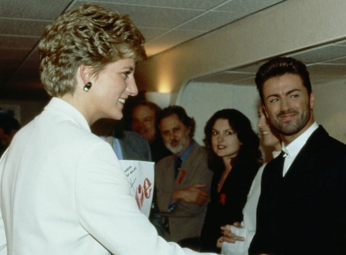 Princess Diana and George Michael