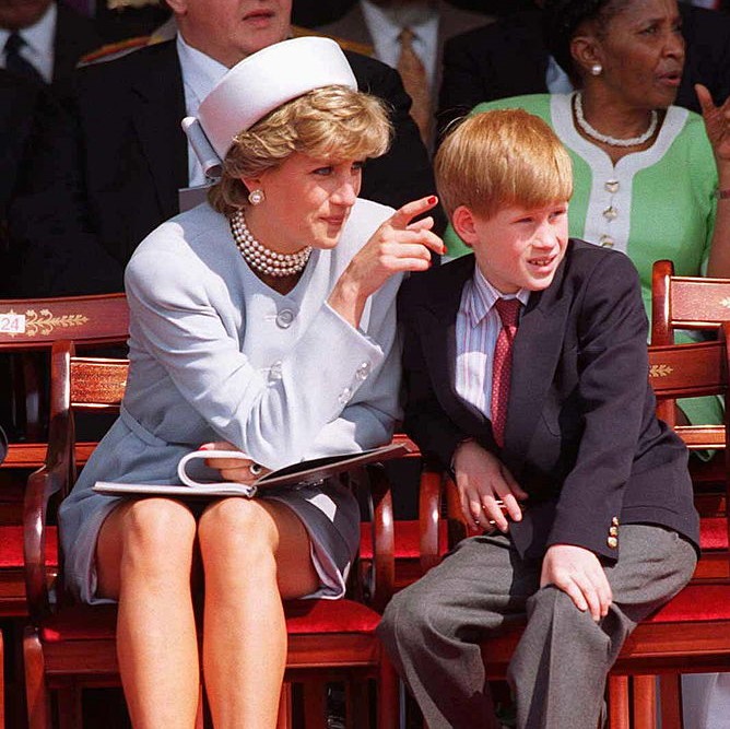 Princess Diana and Prince Harry
