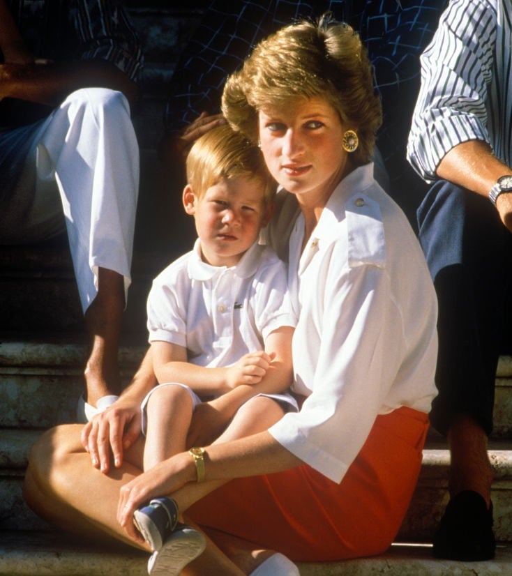 Princess Diana and Prince Harry