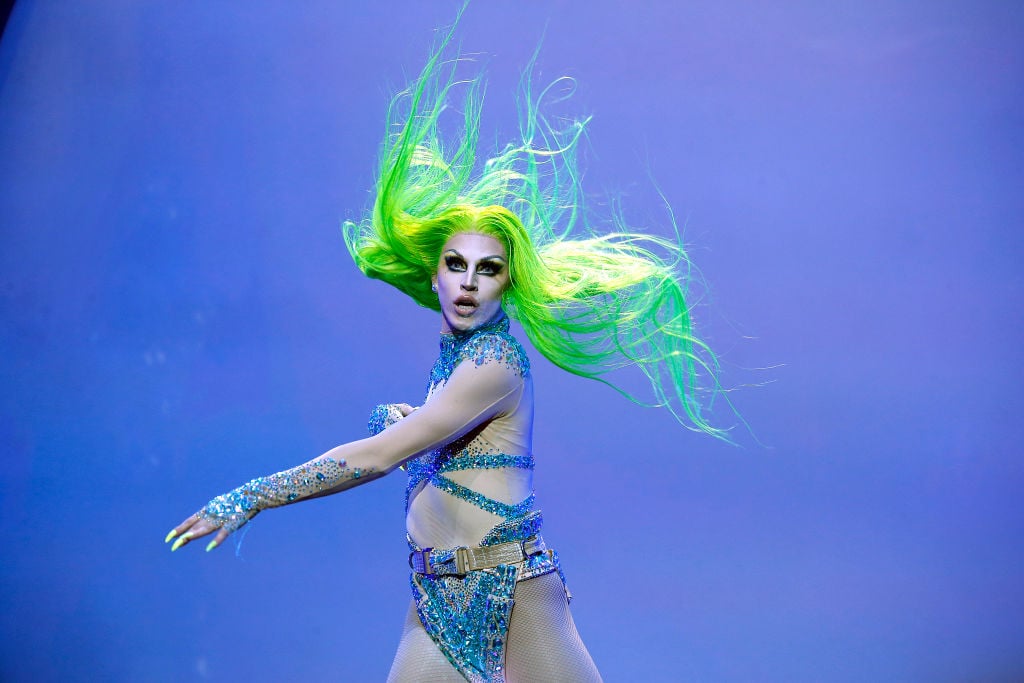 Aquaria performs during RuPaul's Drag Race: Werq The World 2019