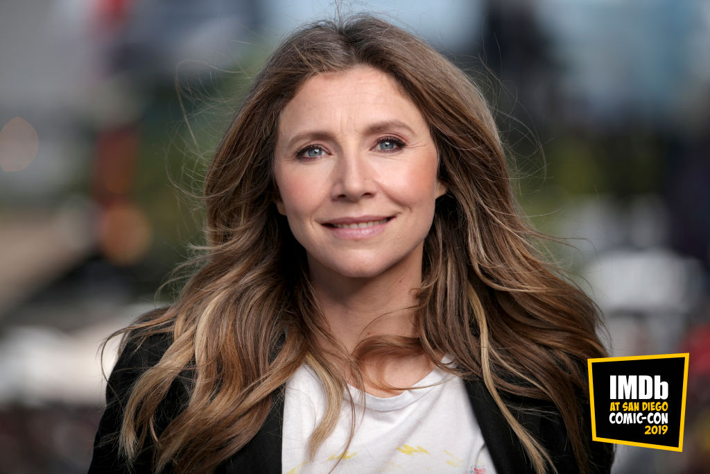 Sarah Chalke attends the #IMDboat at San Diego Comic-Con 2019: Day Three at the IMDb Yacht on July 20, 2019 in San Diego, California. 