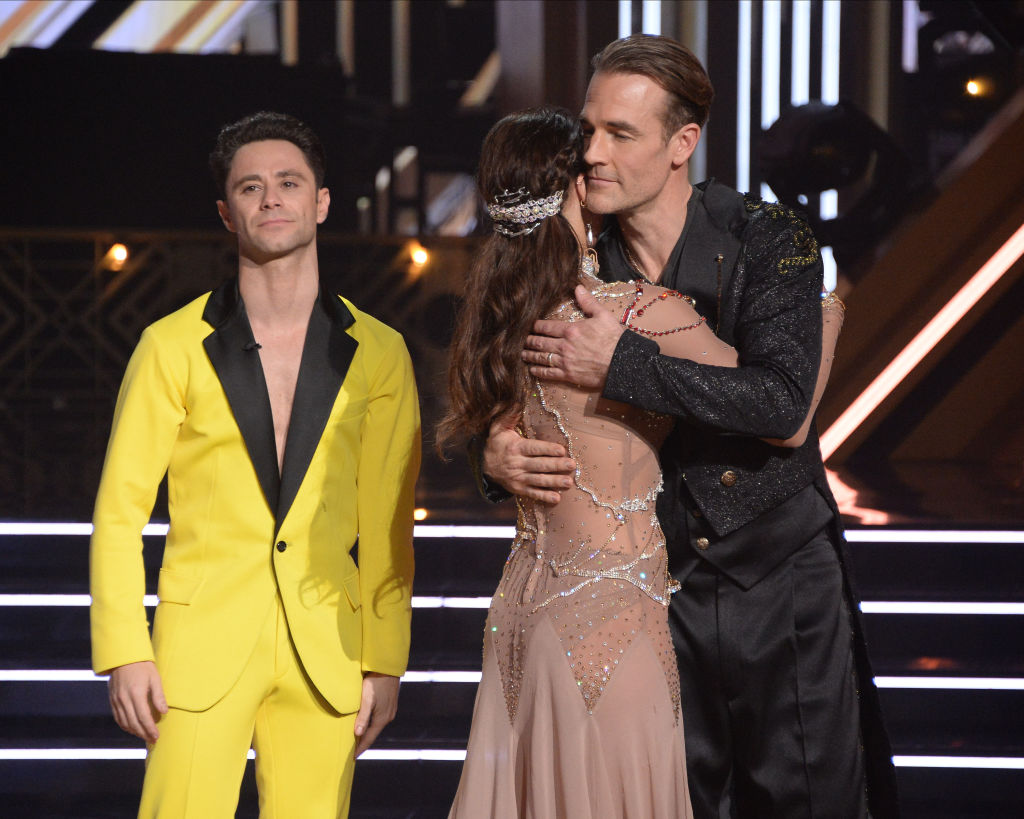 Sasha Farber, Emma Slater, James Van Der Beek | Eric McCandless/ABC via Getty Images