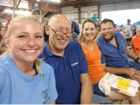 Left to right: Dr. Nicole, Dr. Pol, and Dr. Pol's daughter-in-law and son, Beth and Charles