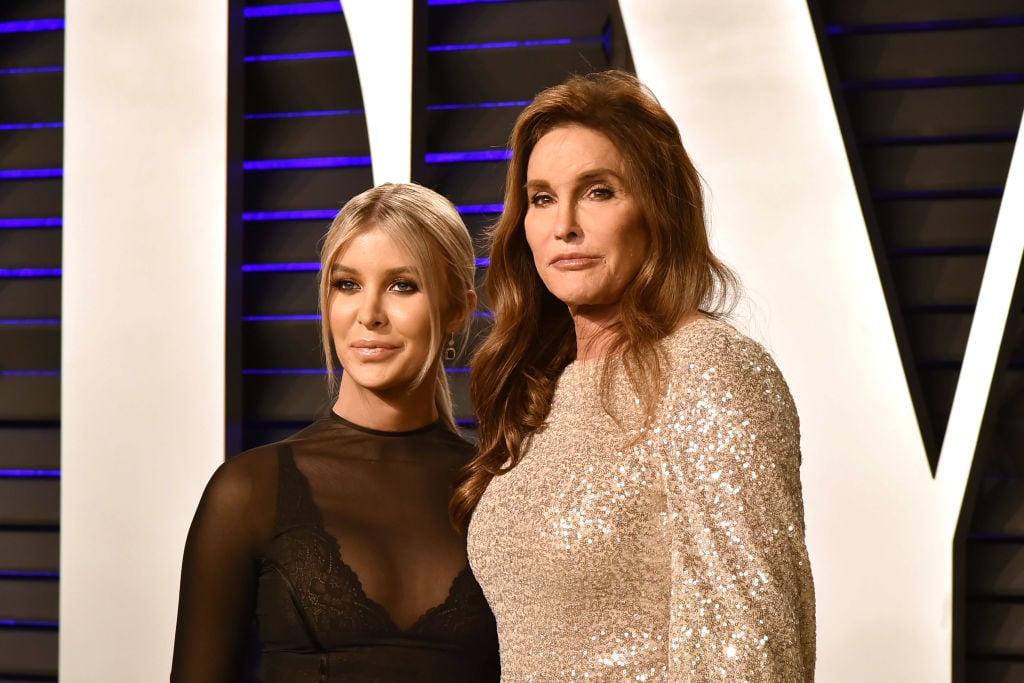 Sophia Hutchins and Caitlyn Jenner at a party in 2019