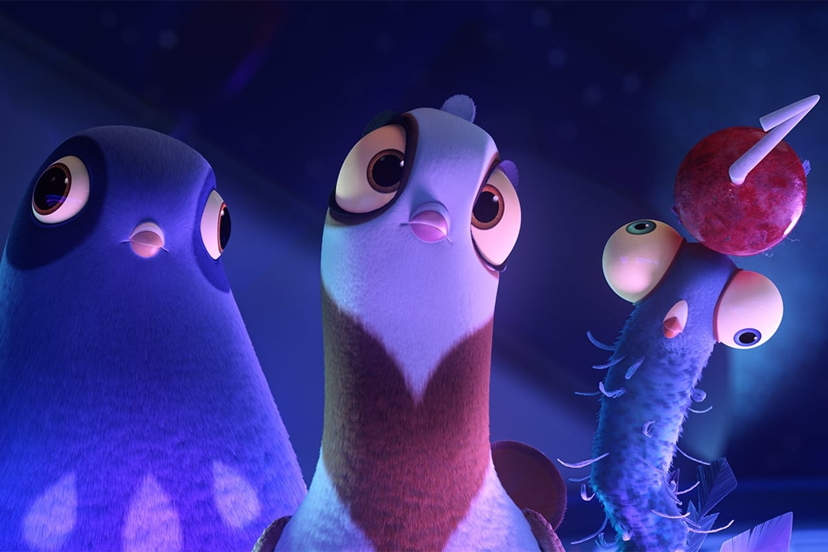 Spies in Disguise pigeons
