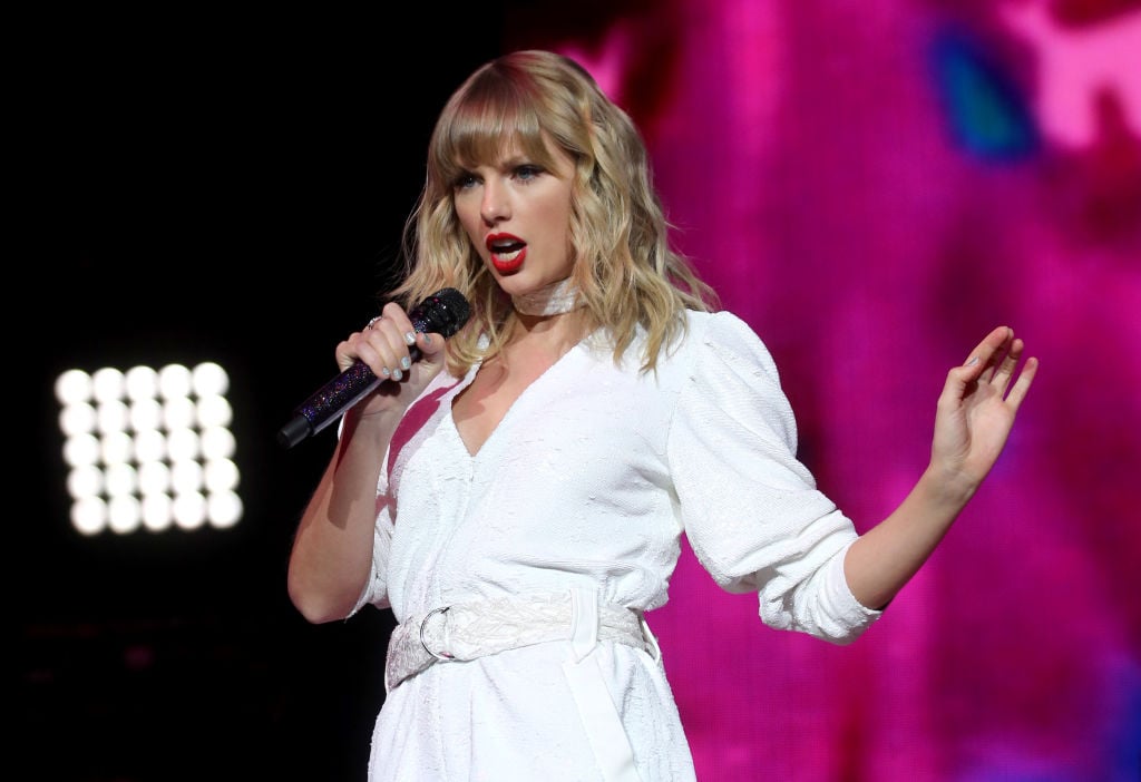 Taylor Swift performs at the Jingle Ball ahead of her 30th birthday