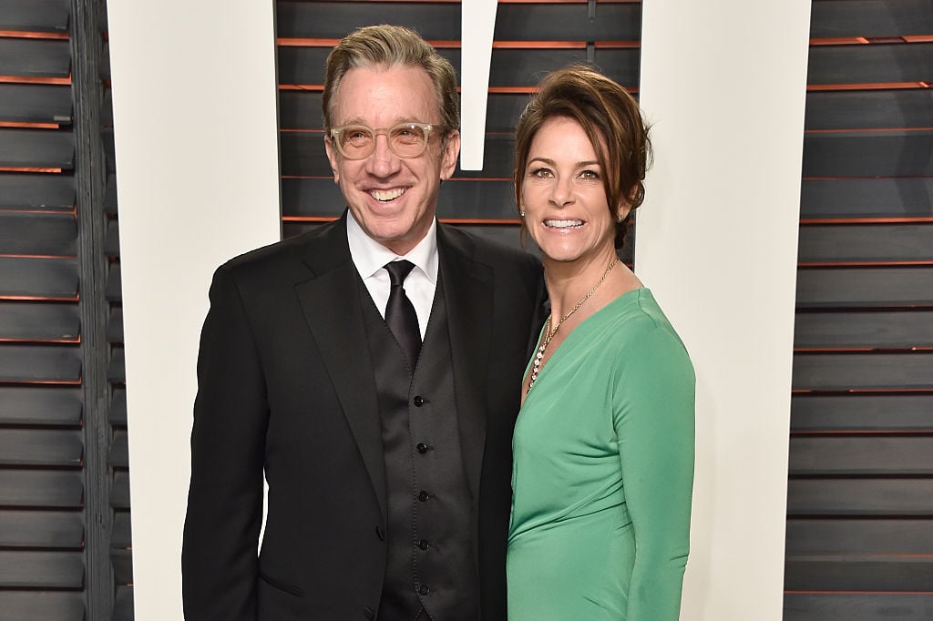 Tim Allen and Jane Hajduk on the red carpet