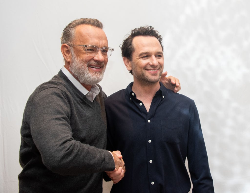 Tom Hanks and Matthew Rhys at "A Beautiful Day In The Neighborhood" Press Conference