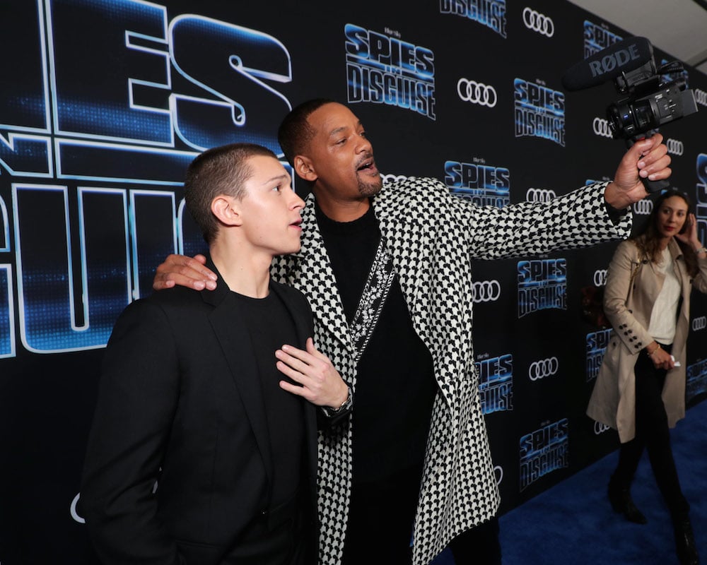 Tom Holland and Will Smith 