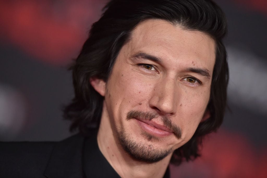 Adam Driver attends the Los Angeles premiere of 'Star Wars: The Last Jedi' at The Shrine Auditorium.